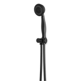 Artos Classic Multifunction Flexible Hose Hand Shower Kit on Pivoting Hook Matte Black – F907-116BK