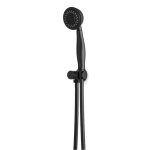 Artos Classic Multifunction Flexible Hose Hand Shower Kit on Pivoting Hook Matte Black