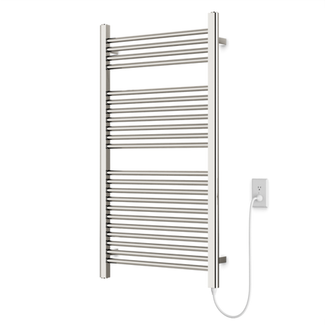 Artos Denby 44" x 24" Plug-In Heated Towel Rail Polished Nickel – M11160P-PN