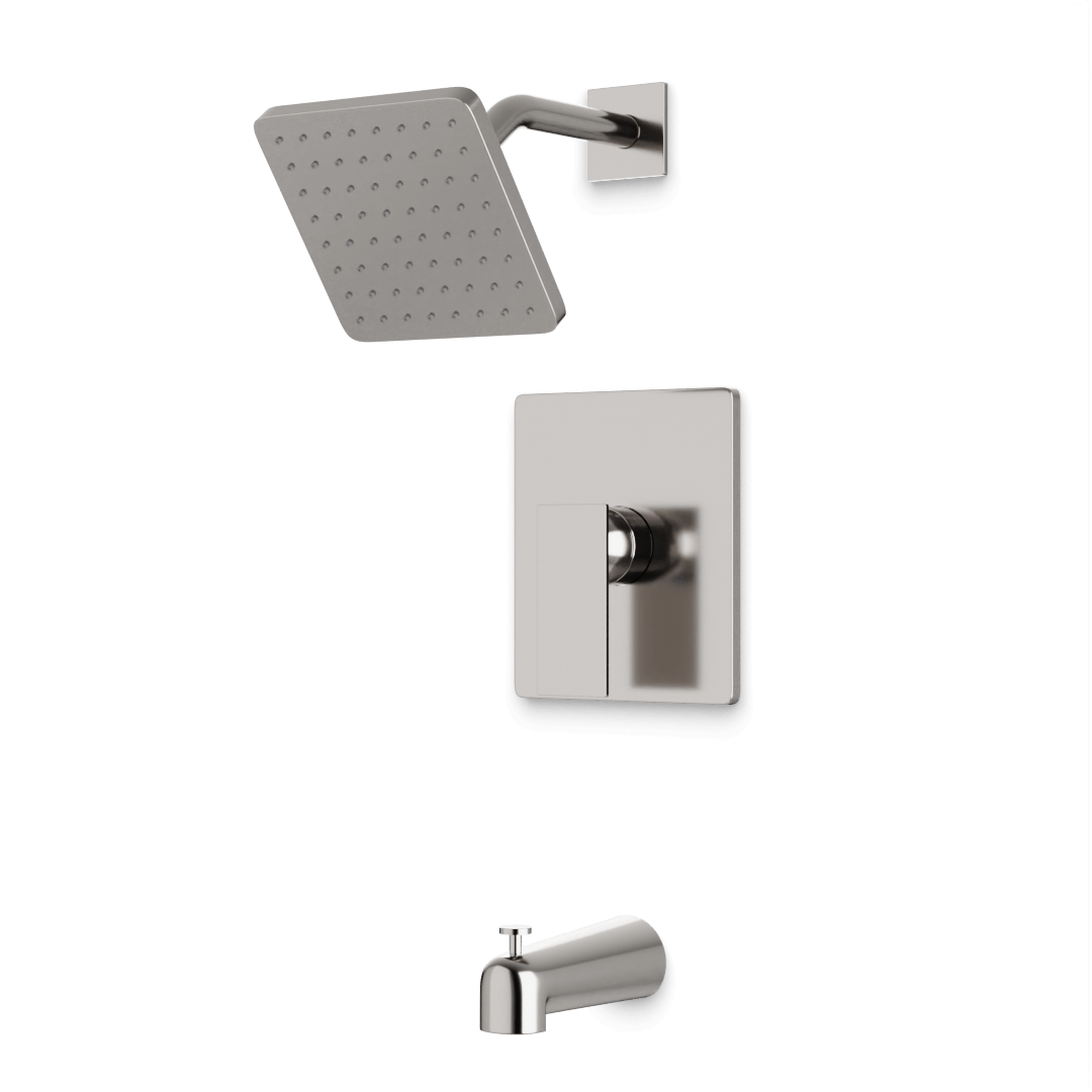 Artos Edge Pressure Balance Tub / Shower Trim Kit Brushed Nickel – TS172BN