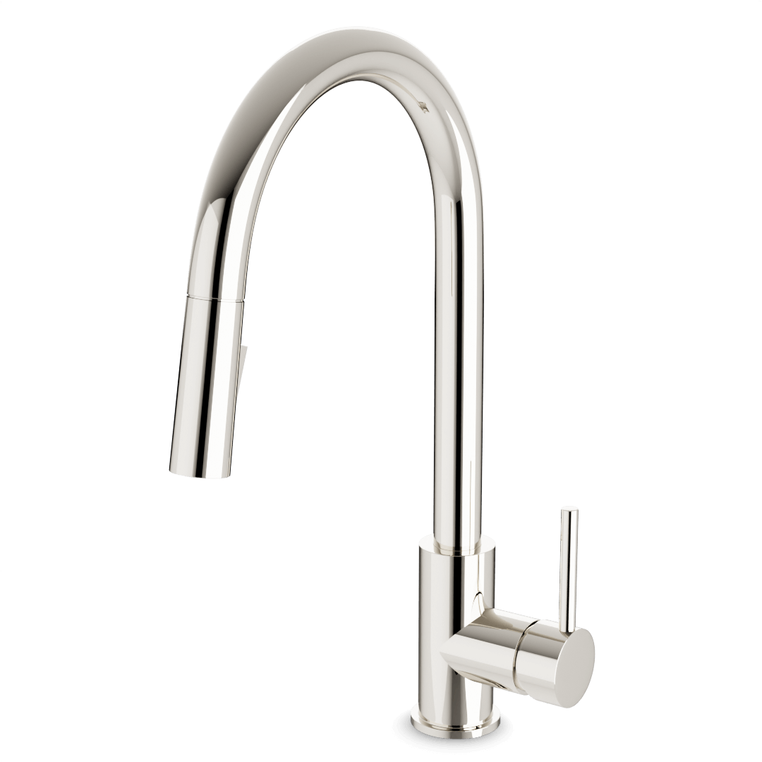 Artos Modern Kitchen Faucet Polished Nickel – F100137PN