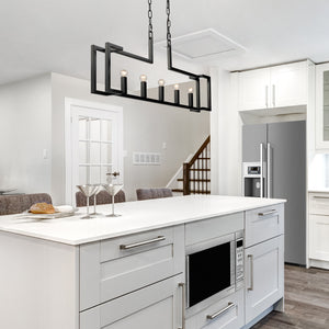 Kinsington Linear Pendant in Matte Black