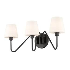 Kennedy Natural Black 3 Light Bath Vanity