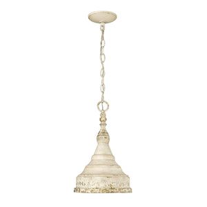 Keating 1-Light Pendant in Antique Ivory