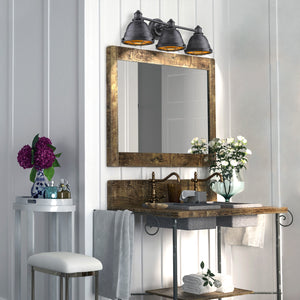 Bartlett BP 3 Light Bath Vanity in Black Patina