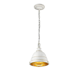Bartlett Small Pendant in French White