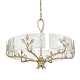 Calla WG White Gold 6 Light Chandelier