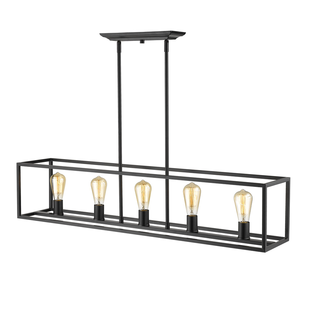 Wesson Linear Pendant in Matte Black