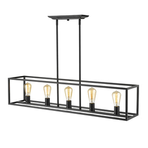Wesson Linear Pendant in Matte Black