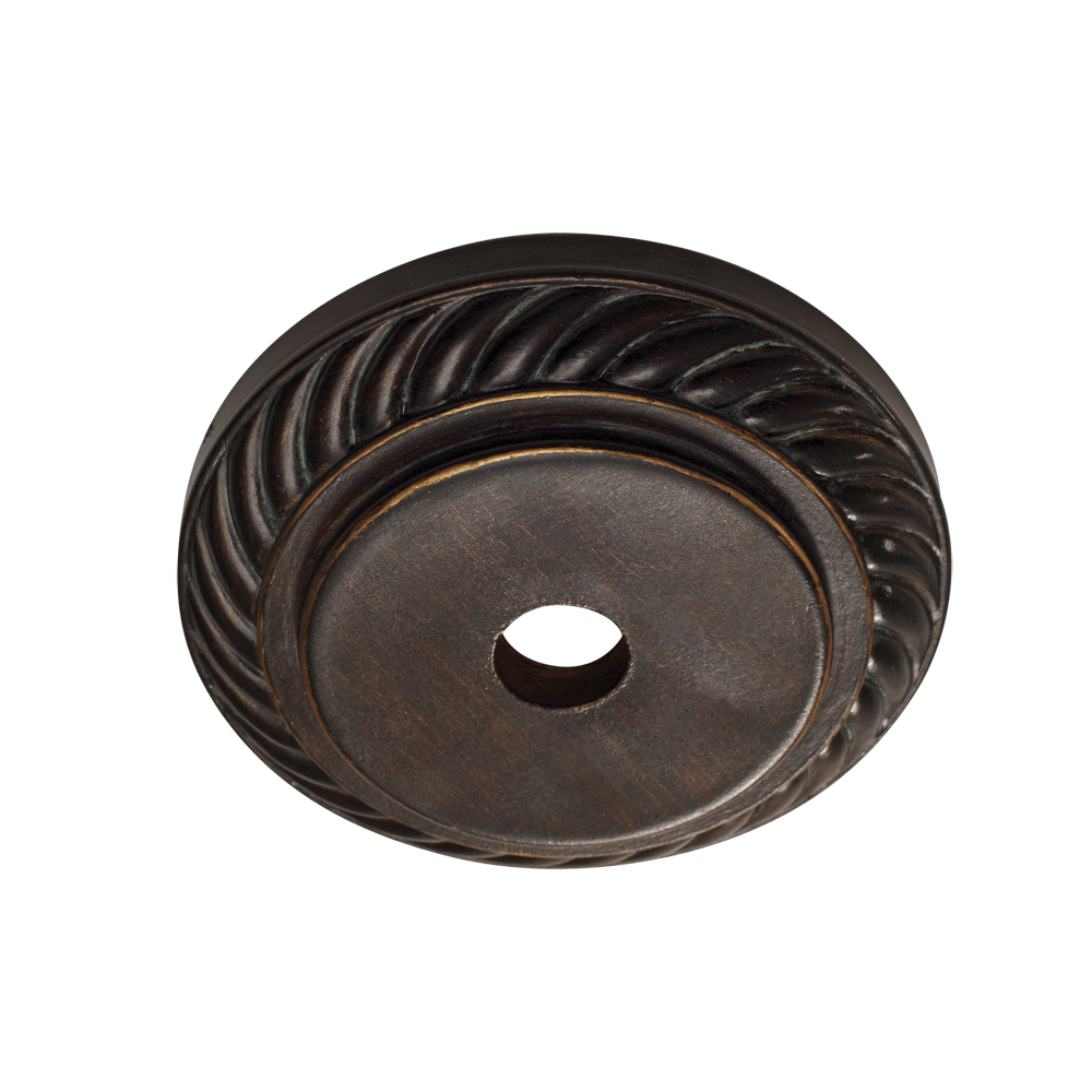 Torbellino 3 Light Pendant in Cordoban Bronze with Remolino Glass