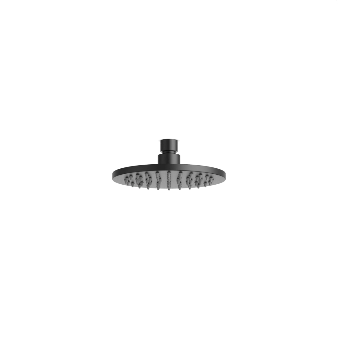 Artos Opera 6" Rain Shower Head Matte Black – F901-18BK