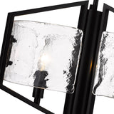 Varsha 3-Light Pendant in Matte Black