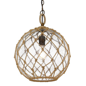 Haddoc Medium Pendant in Burnished Chestnut