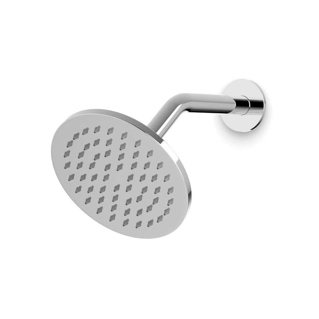 Artos Opera 6" Shower Head on Angled Arm Chrome – F907-74CH