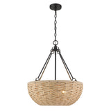 Hathaway 4-Light Pendant in Matte Black