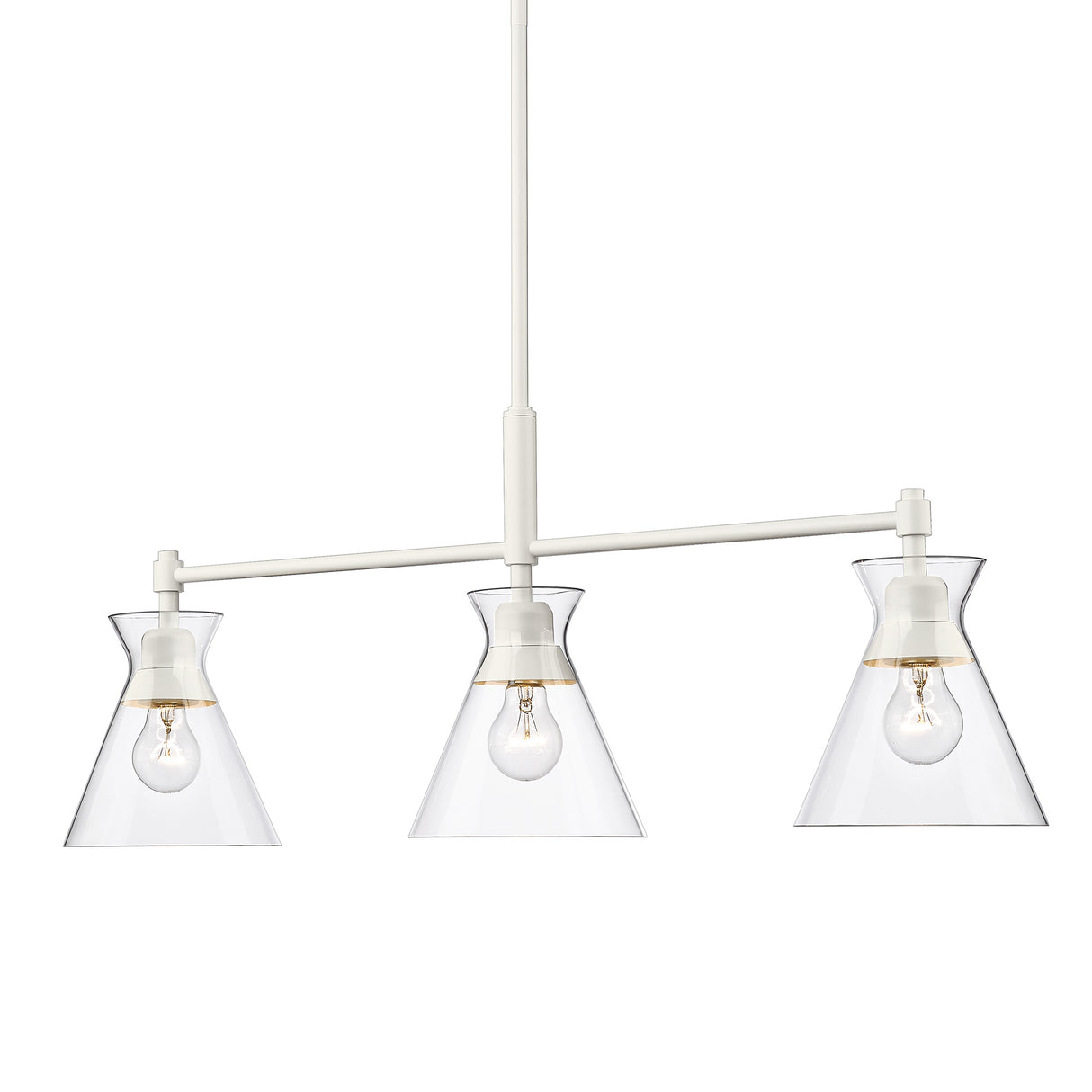 Malta WHT Matte White Linear Pendant