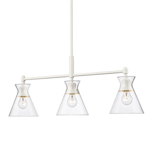 Malta WHT Matte White Linear Pendant