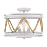 Chatham Semi-Flush in Gray Driftwood