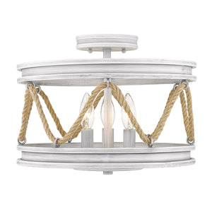 Chatham Semi-Flush in Gray Driftwood