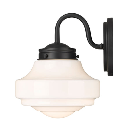 Ingalls Matte Black 1 Light Wall Sconce