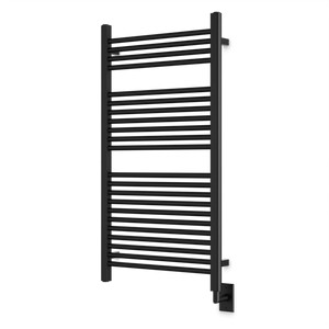 Artos Denby 44" x 24" Hardwired Heated Towel Rail Matte Black – M11160W-BK