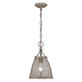 Calgary Mini Pendant in Pebbled Rust