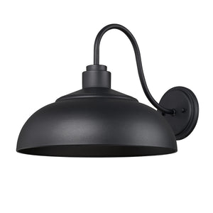 Levitt Natural Black Large Wall Sconce - Outdoor