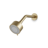 Artos Opera Multifunction Shower Head on Angled Arm Satin Brass – F907-43SB