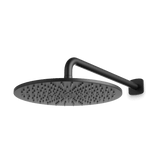 Artos Harmony 12" Rain Shower Head on Wall Mount Arm Matte Black – F924W12BK