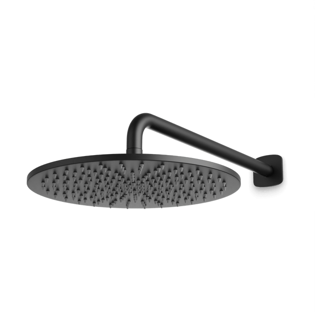 Artos Harmony 12" Rain Shower Head on Wall Mount Arm Matte Black – F924W12BK