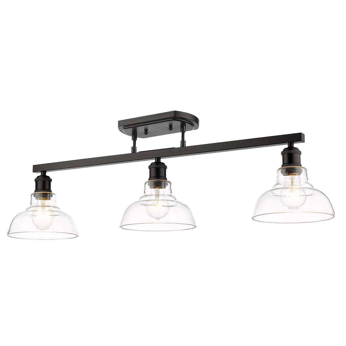 Carver Linear Pendant in Matte Black