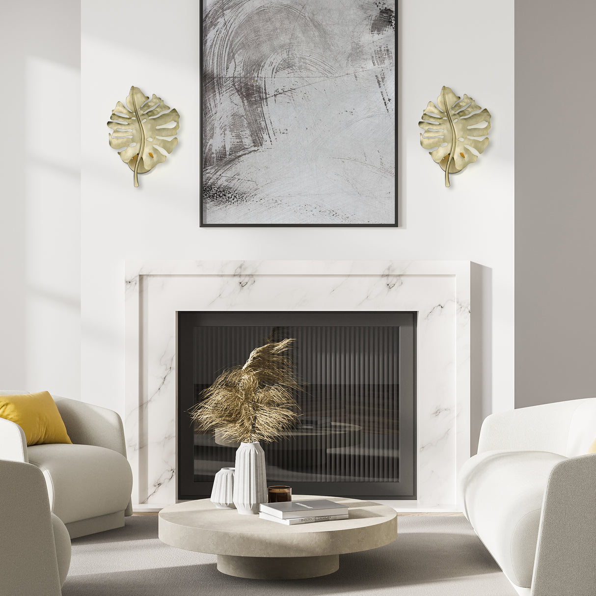 Aruba 1 Light Wall Sconce in White Gold