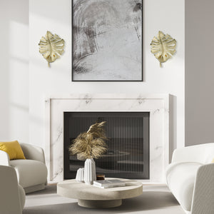 Aruba 1 Light Wall Sconce in White Gold