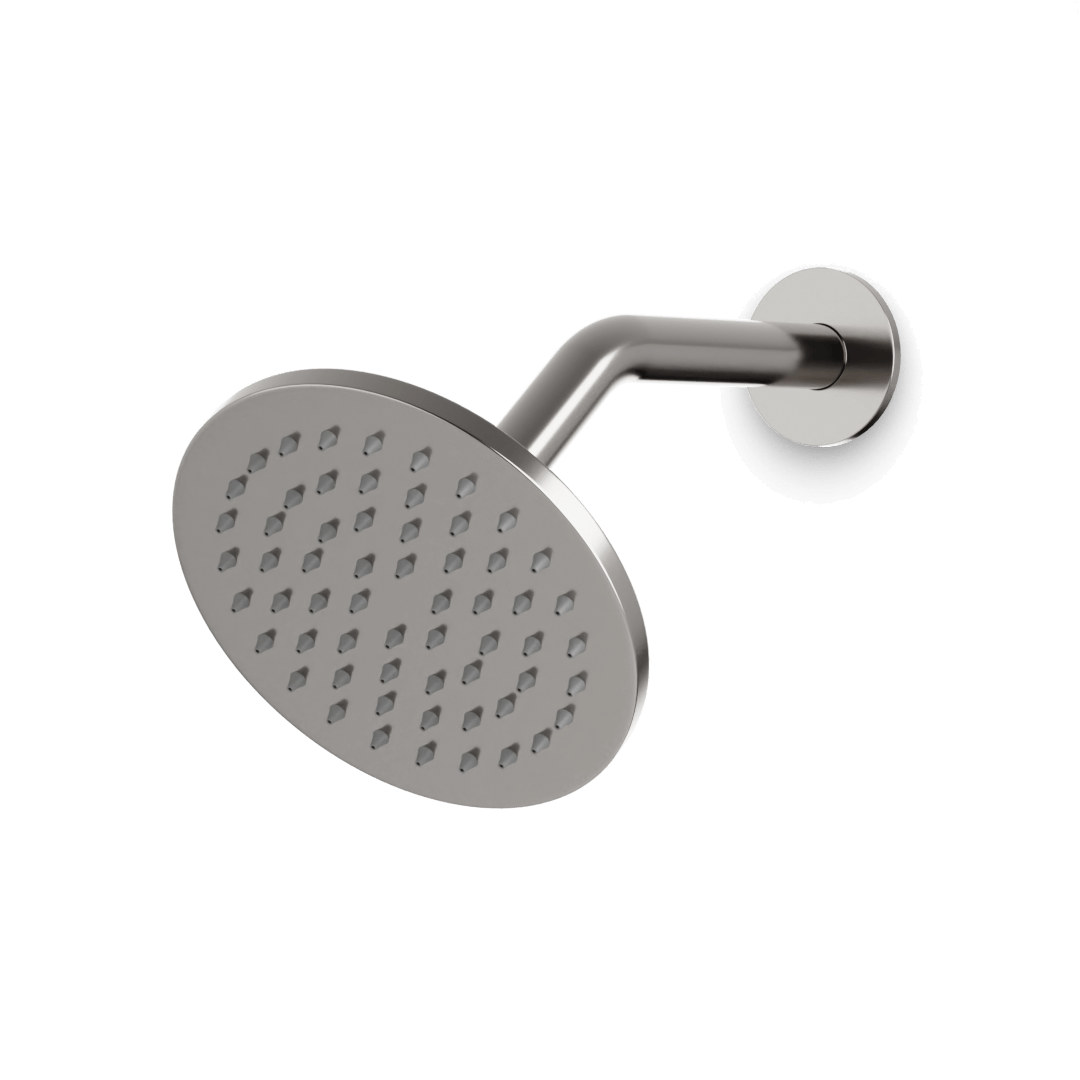 Artos Opera 6" Shower Head on Angled Arm Brushed Nickel – F907-74BN