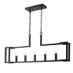 Kinsington Linear Pendant in Matte Black