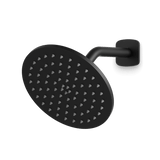 Artos Harmony 8" Shower Head on Angled Arm Matte Black – F924A8BK