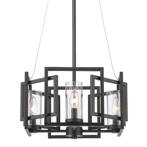 Marco 4 Light Pendant in Matte Black