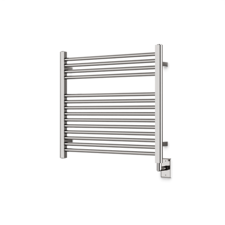 Artos Denby 27" x 30" Hardwired Heated Towel Rail Brushed Nickel – M06875W-BN