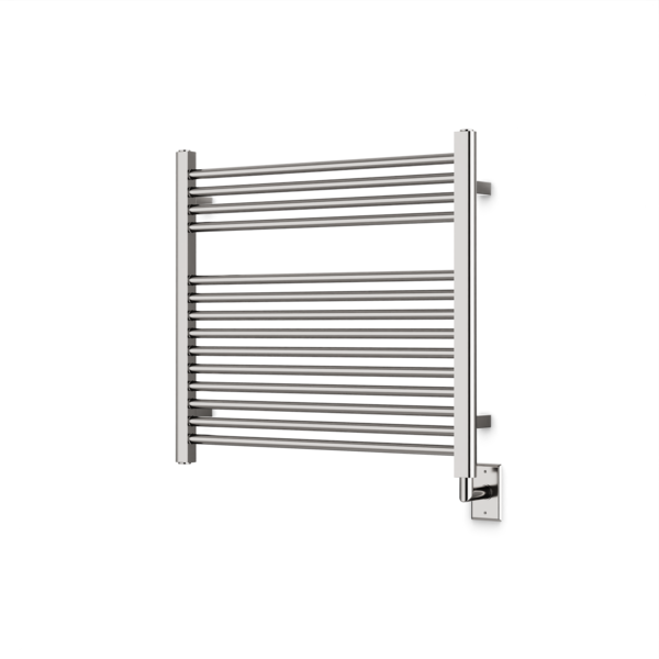 Artos Denby 27" x 30" Hardwired Heated Towel Rail Brushed Nickel – M06875W-BN