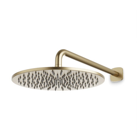 Artos Harmony 12" Rain Shower Head on Wall Mount Arm Satin Brass – F924W12SB
