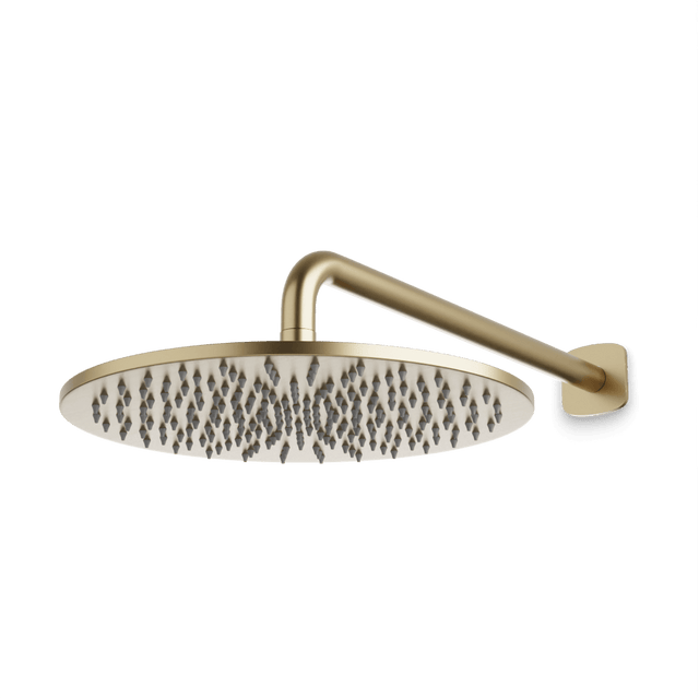 Artos Harmony 12" Rain Shower Head on Wall Mount Arm Satin Brass – F924W12SB