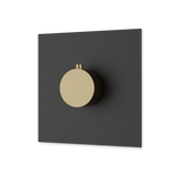 Artos Otella Thermostat Trim Kit Satin Brass / Matte Black – F904A-9TKSBB