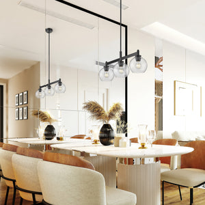 Galveston BLK Matte Black Linear Pendant
