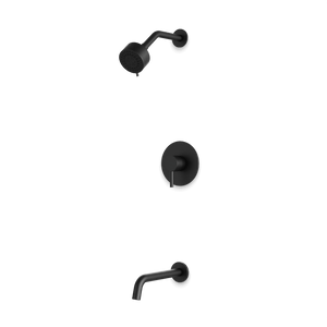 Artos Opera 2-Way Pressure Balance Multifunction Shower Trim Kit with Tub Filler Matte Black
