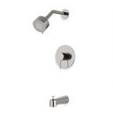 Artos Opera Pressure Balance Tub / Shower Trim Kit with Multifunction Shower Head Brushed Nickel – TS162BN