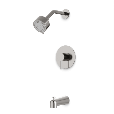 Artos Opera Pressure Balance Tub / Shower Trim Kit with Multifunction Shower Head Brushed Nickel – TS162BN