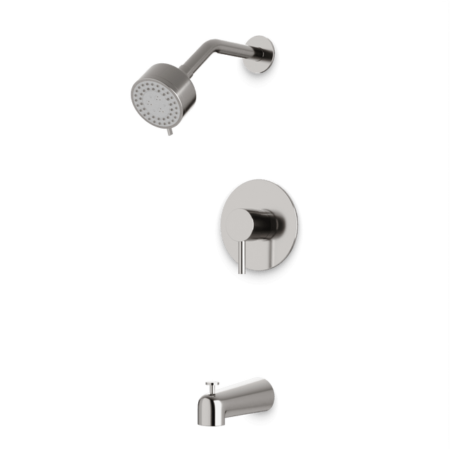 Artos Opera Pressure Balance Tub / Shower Trim Kit with Multifunction Shower Head Brushed Nickel – TS162BN