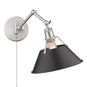 Orwell PW Articulating 1 Light Wall Sconce with Matte Black Shade