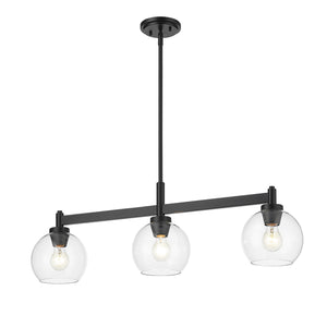 Galveston BLK Matte Black Linear Pendant