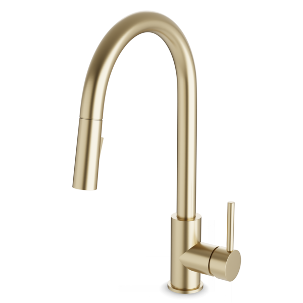 Artos Modern Kitchen Faucet Satin Brass – F100137SB